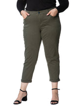 Load image into Gallery viewer, Mid Rise Boyfriend - Bronze Green - SLINK JEANS