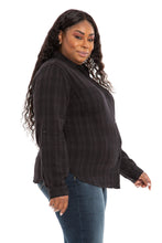 Load image into Gallery viewer, Plaid Work Shirt - Black - SLINK JEANS