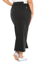 Load image into Gallery viewer, Long Skirt - BLACK - SLINK JEANS
