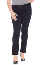 Load image into Gallery viewer, The Mid-Rise Straight - Jet Black - SLINK JEANS