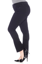 Load image into Gallery viewer, The Mid-Rise Straight - Jet Black - SLINK JEANS