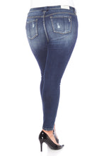Load image into Gallery viewer, Distressed Slim Jeans - HUNTER - SLINK JEANS