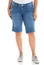 Load image into Gallery viewer, Mid Rise Bermuda - FRANCES - SLINK JEANS