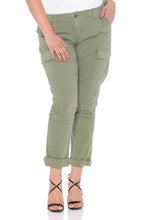 Load image into Gallery viewer, Twill Cargo - OLIVE - SLINK JEANS