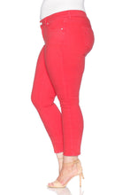 Load image into Gallery viewer, Mid Rise Straight - HI RISK RED - SLINK JEANS