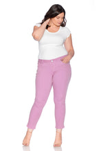 Load image into Gallery viewer, Mid Rise Straight - MAUVE MIST - SLINK JEANS