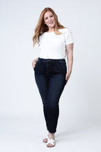 Load image into Gallery viewer, Pintuck High Rise Ankle - Brandy - SLINK JEANS