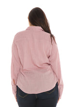 Load image into Gallery viewer, Crinkled Shirt - MAUVE - SLINK JEANS