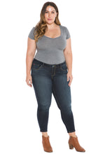 Load image into Gallery viewer, High Rise Ankle Slim Jegging - SUMMER - SLINK JEANS