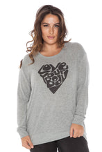 Load image into Gallery viewer, Crew Neck Sweater - LOVE YOUR BODY - SLINK JEANS