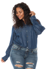Load image into Gallery viewer, Western Denim Shirt - SLINK JEANS