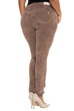 Load image into Gallery viewer, Sueded Skinny - NUTMEG - SLINK JEANS