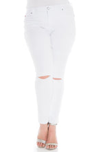 Load image into Gallery viewer, Skinny With Slit Knees - LEXY - SLINK JEANS