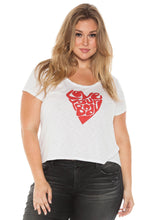 Load image into Gallery viewer, Short Sleeve Tee - LOVE YOUR BODY - SLINK JEANS