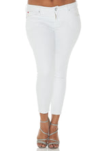 Load image into Gallery viewer, Ankle Slim - OPTICAL WHITE - SLINK JEANS