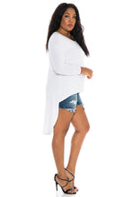 Load image into Gallery viewer, Long Sleeve Hi-Lo Top - SLINK JEANS