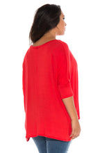 Load image into Gallery viewer, Oversized V-Neck Top - SLINK JEANS