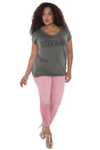Load image into Gallery viewer, Scoop Neck Tee - NOTICEABLE - SLINK JEANS