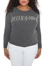 Load image into Gallery viewer, Crew Neck Sweater - BE NOTICEABLE - SLINK JEANS