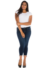 Load image into Gallery viewer, Frayed Hem Ankle - AMBER - SLINK JEANS