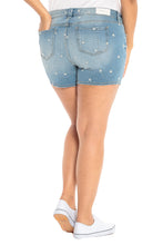Load image into Gallery viewer, Embellished Shorts - DAISY - SLINK JEANS
