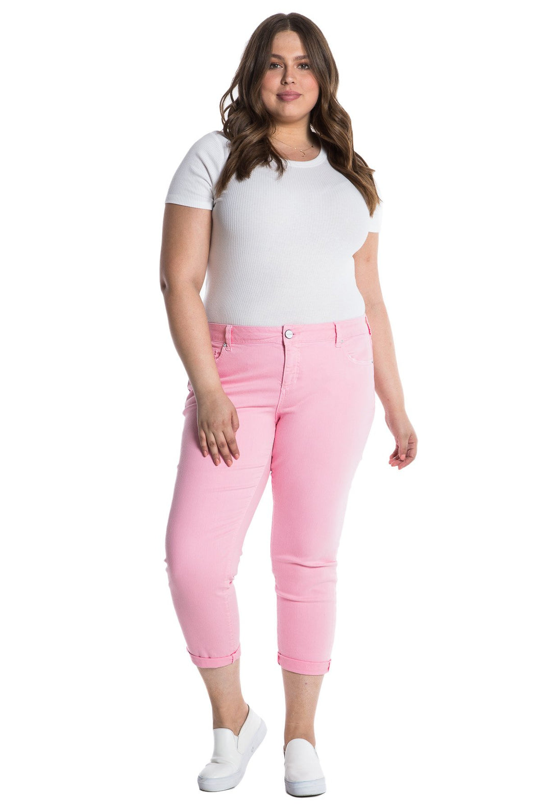 Mid Rise Boyfriend - Soft Pink - SLINK JEANS