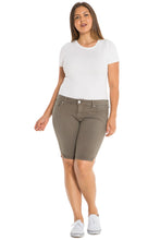 Load image into Gallery viewer, Bermuda - DARK OLIVE - SLINK JEANS
