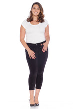 Load image into Gallery viewer, Velvet Ankle - BLACK - SLINK JEANS
