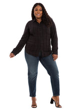 Load image into Gallery viewer, Plaid Work Shirt - Black - SLINK JEANS
