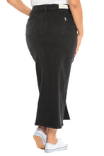 Load image into Gallery viewer, Long Skirt - BLACK - SLINK JEANS
