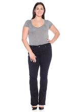 Load image into Gallery viewer, Bootcut - SOLID BLACK - SLINK JEANS
