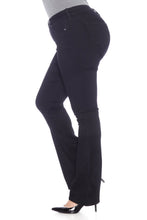 Load image into Gallery viewer, Bootcut - SOLID BLACK - SLINK JEANS
