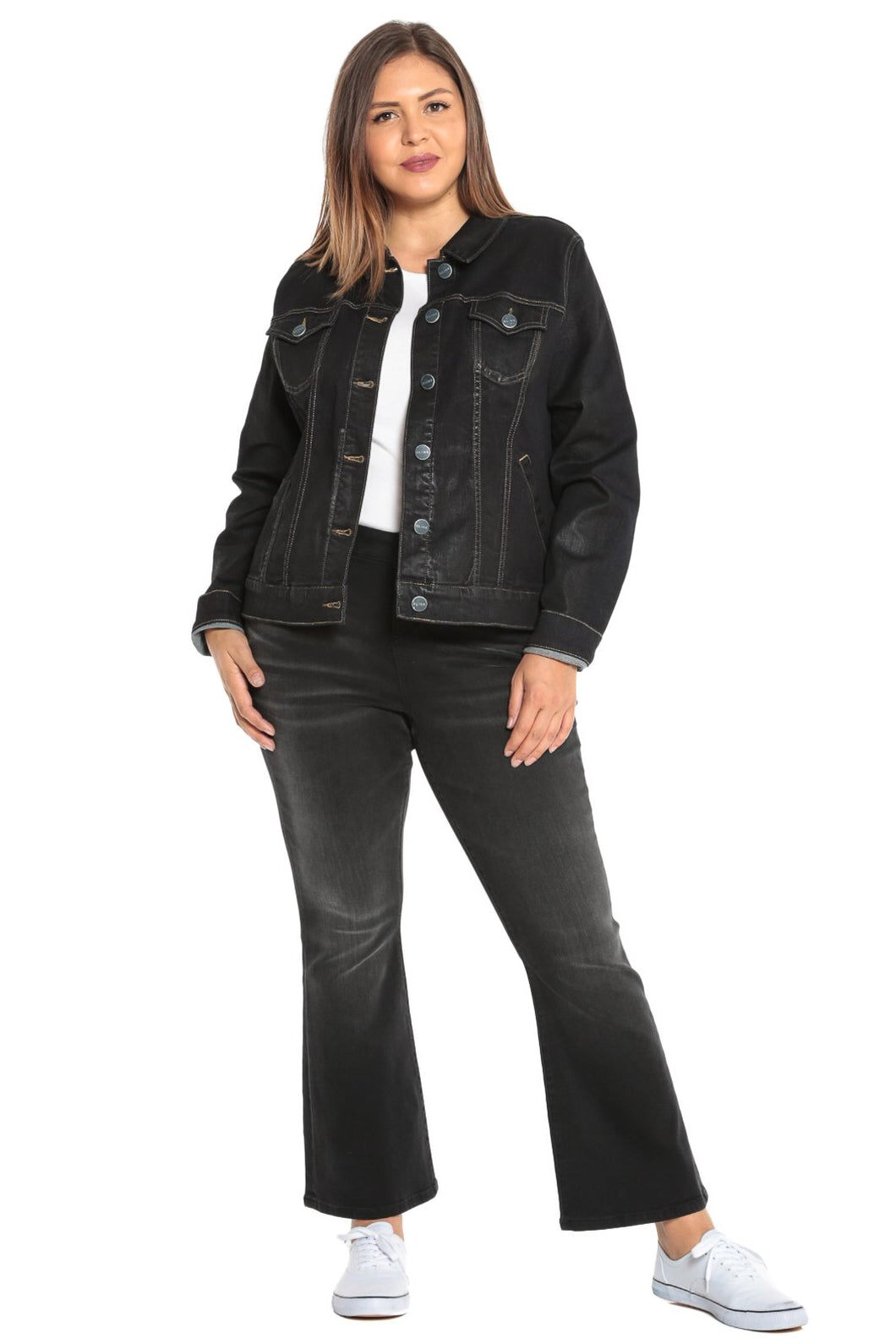 Denim Sherpa Jacket - JORDAN - SLINK JEANS