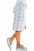 Load image into Gallery viewer, Mid Rise Skirt - FLORAL ROSES - SLINK JEANS
