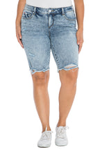 Load image into Gallery viewer, Mid Rise Shorts - FLO - SLINK JEANS
