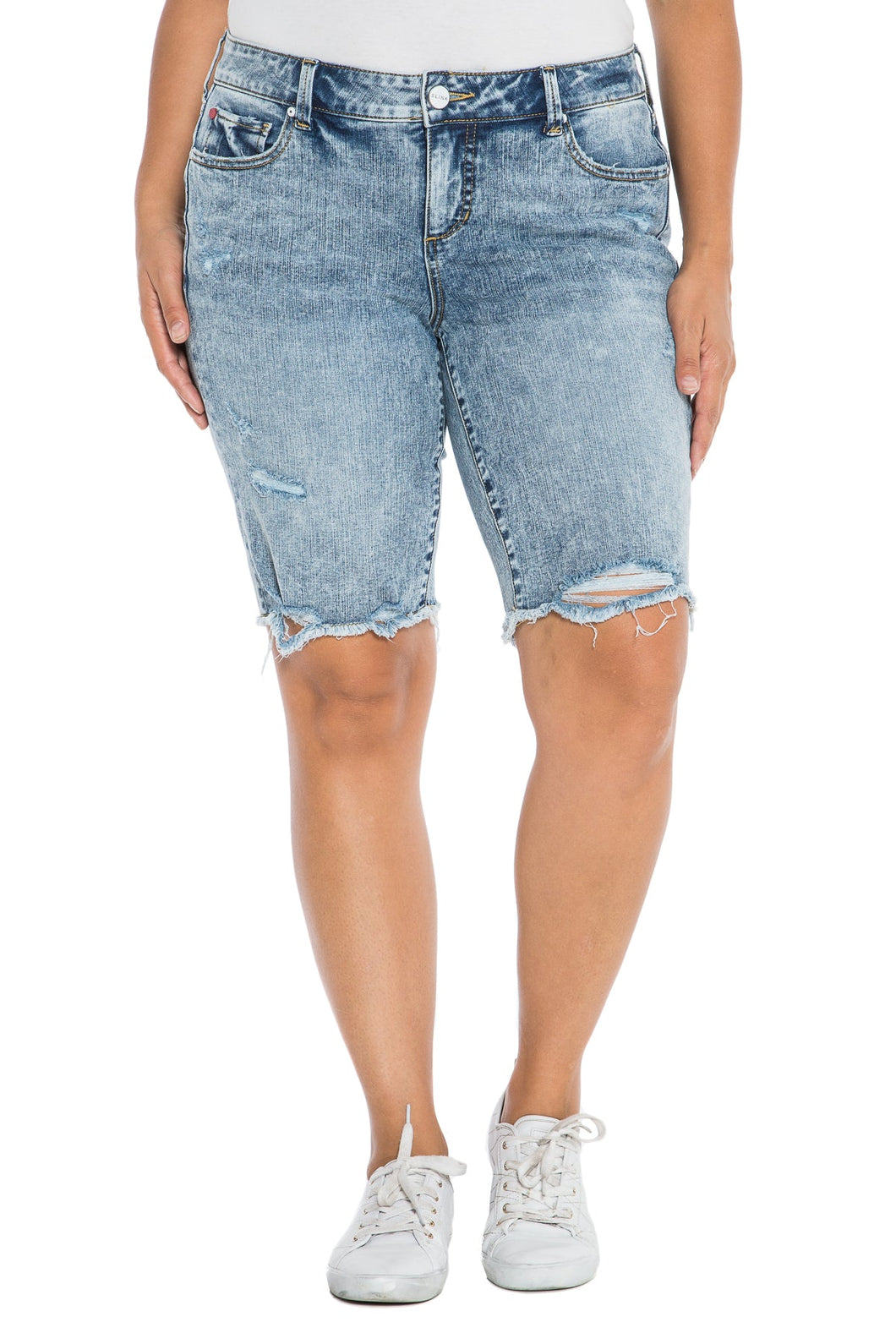 Mid Rise Shorts - FLO - SLINK JEANS