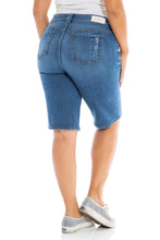 Load image into Gallery viewer, Mid Rise Bermuda - FRANCES - SLINK JEANS
