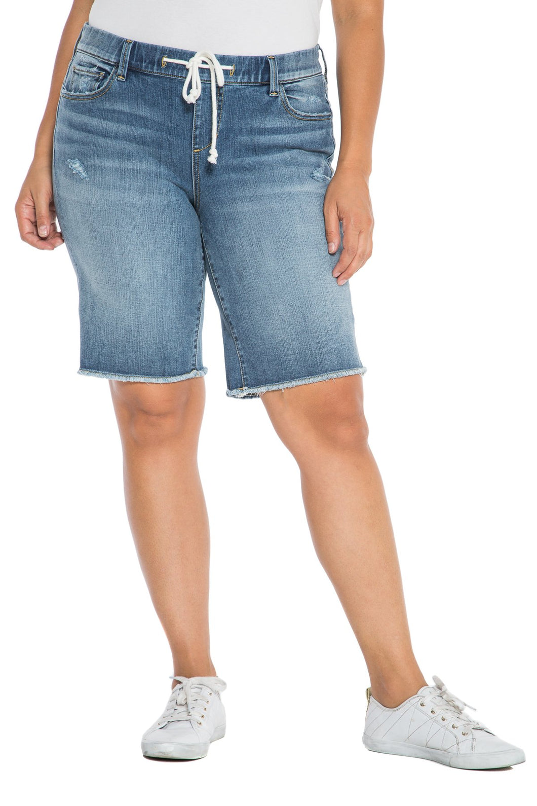 Mid Rise Bermuda  - HAZEL - SLINK JEANS