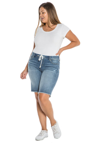 Mid Rise Bermuda  - HAZEL - SLINK JEANS