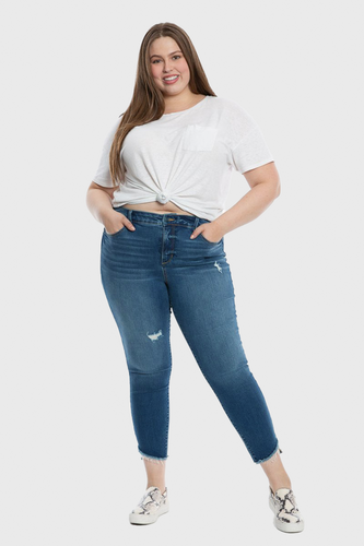 High Rise Ankle - Jacqueline - SLINK JEANS