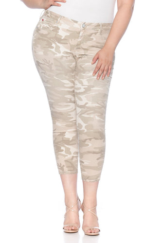 Twill Ankle - CLOUD CAMO - SLINK JEANS