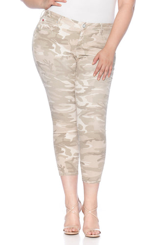 Twill Ankle - CLOUD CAMO - SLINK JEANS