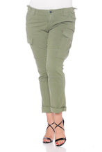 Load image into Gallery viewer, Twill Cargo - OLIVE - SLINK JEANS

