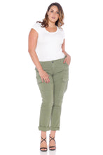 Load image into Gallery viewer, Twill Cargo - OLIVE - SLINK JEANS
