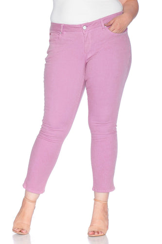 Mid Rise Straight - MAUVE MIST - SLINK JEANS