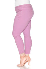 Load image into Gallery viewer, Mid Rise Straight - MAUVE MIST - SLINK JEANS
