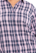 Load image into Gallery viewer, EXS007639 PLAID SHIRT VIOLE VIOLET - SLINK JEANS
