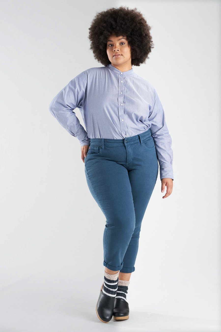 Mid Rise Boyfriend - Hydro - SLINK JEANS