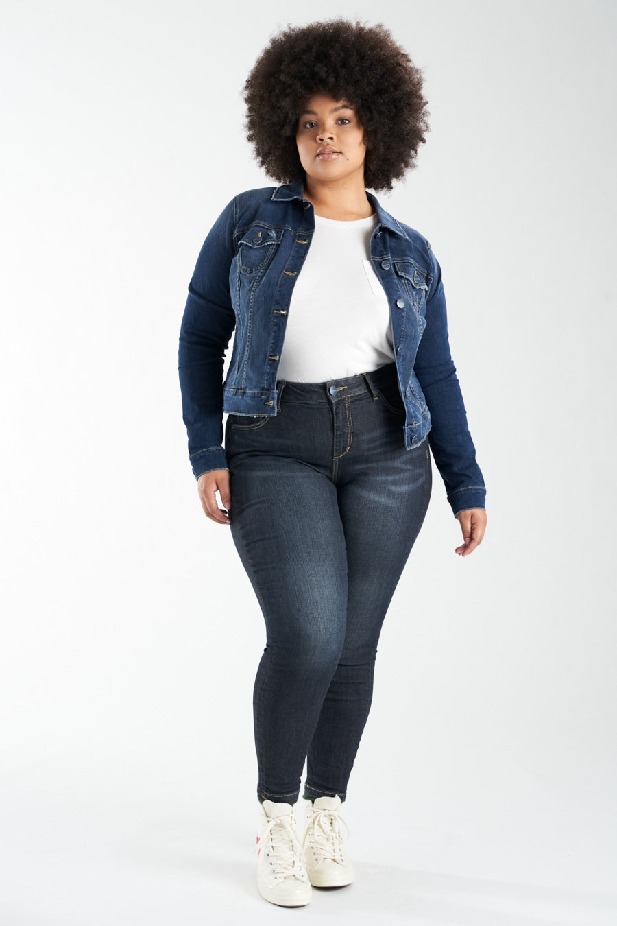 High Rise Ankle Skinny - Eliza