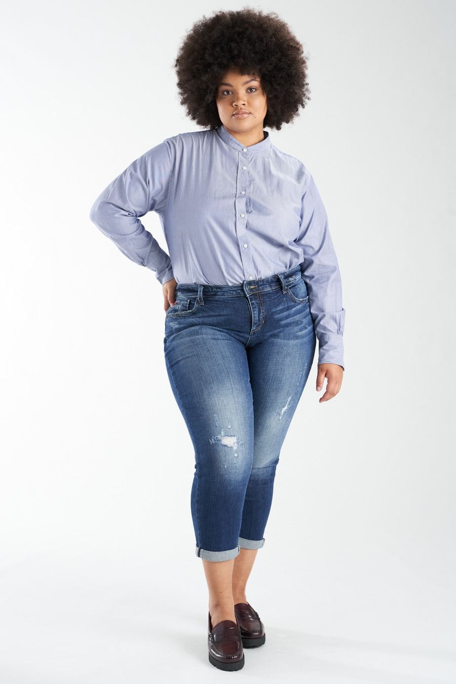 Mid Rise Boyfriend - Marina